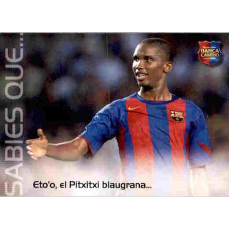 Samuel Eto’o Megacracks Barça Campió 2004-05