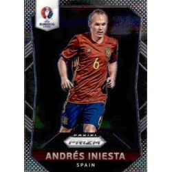 Andres Iniesta Spain 33 Prizm Uefa Euro 2016 France