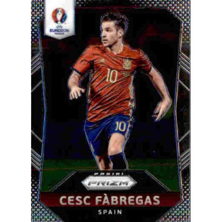 Cesc Fabregas Spain 37 Prizm Uefa Euro 2016 France