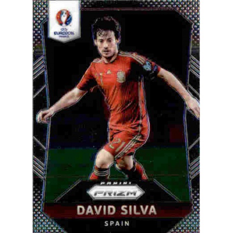 David Silva Spain 40 Prizm Uefa Euro 2016 France