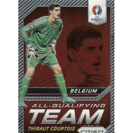 Thibaut Courtois Belgium All-Qualifying Team AQ-1 Prizm Uefa Euro 2016 France