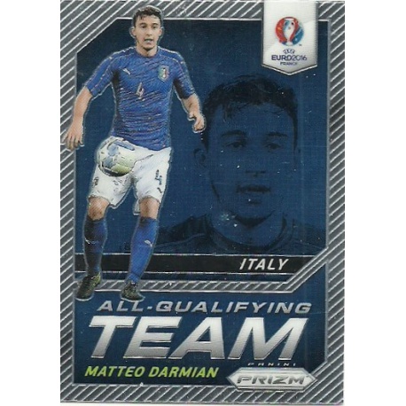 Soccer Card of Matteo Darmian Italy All-Qualifying Team Prizm