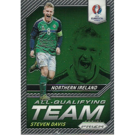 Steven Davis Northern Ireland All-Qualifying Team AQ-7 Prizm Uefa Euro 2016 France