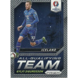 Gylfi Sigurdsson Iceland All-Qualifying Team AQ-8 Prizm Uefa Euro 2016 France