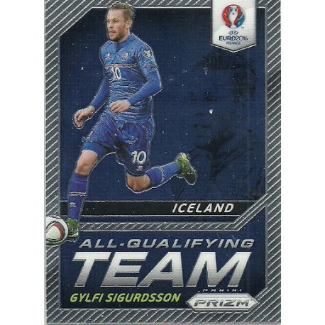 Gylfi Sigurdsson Iceland All-Qualifying Team AQ-8 Prizm Uefa Euro 2016 France