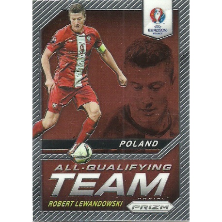 Robert Lewandowski Poland All-Qualifying Team AQ-10 Prizm Uefa Euro 2016 France