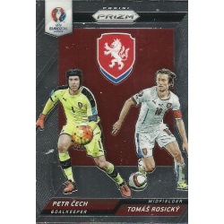 Tomas Rosicky - Petr Cech Czech Republic Country Combinations Duals CCD-4 Prizm Uefa Euro 2016 France