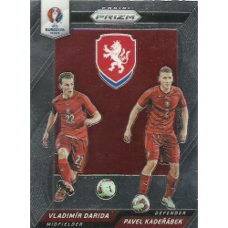 Vladimir Darida - Pavel Kaderabek Czech Republic Country Combinations Duals CCD-5 Prizm Uefa Euro 2016 France