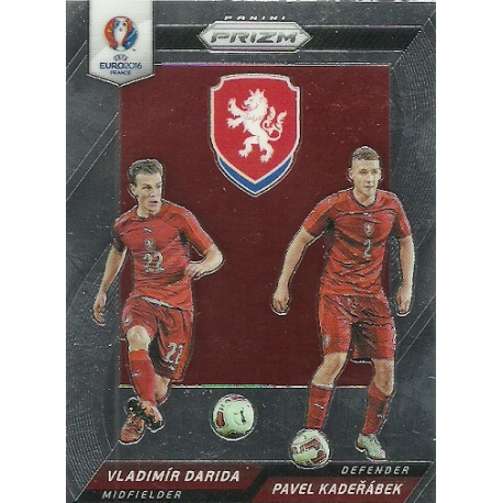 Vladimir Darida - Pavel Kaderabek Czech Republic Country Combinations Duals CCD-5 Prizm Uefa Euro 2016 France