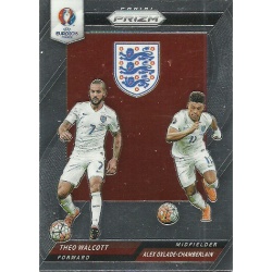 Theo Walcott - Alex Oxlade-Chamberlain England Country Combinations Duals CCD-17 Prizm Uefa Euro 2016 France