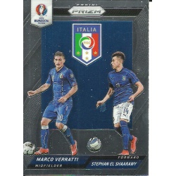 Stephan El Shaarawy - Marco Verratti Italy Country Combinations Duals CCD-25 Prizm Uefa Euro 2016 France