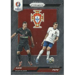 Pepe - Nani Portugal Country Combinations Duals CCD-27 Prizm Uefa Euro 2016 France