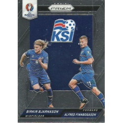 Birkir Bjarnason - Alfred Finnbogason Iceland Country Combinations Duals CCD-30 Prizm Uefa Euro 2016 France