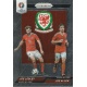 Joe Ledley - Joe Allen Wales Country Combinations Duals CCD-33 Prizm Uefa Euro 2016 France