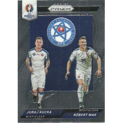 Juraj Kucka - Robert Mak Slovakia Country Combinations Duals CCD-35 Prizm Uefa Euro 2016 France
