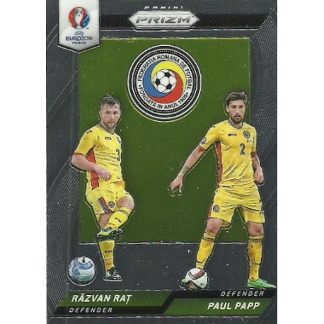 Paul Papp - Razvan Rat Romania Country Combinations Duals CCD-41 Prizm Uefa Euro 2016 France