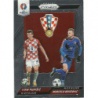 Marcelo Brozovic - Ivan Perisic Croatia Country Combinations Duals CCD-47 Prizm Uefa Euro 2016 France