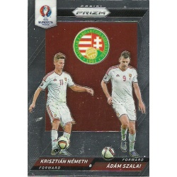 Adam Szalai - Krisztian Nemeth Hungary Country Combinations Duals CCD-57 Prizm Uefa Euro 2016 France