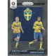Martin Olsson - Sebastian Larsson Sweden Country Combinations Duals CCD-60 Prizm Uefa Euro 2016 France