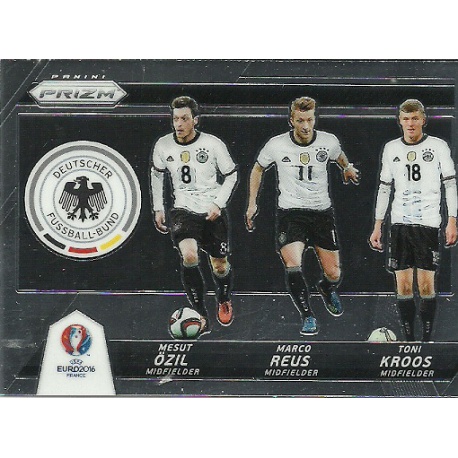 Marco Reus - Toni Kroos - Mesut Ozil Germany Country Combinations Triples CCT-5 Prizm Uefa Euro 2016 France