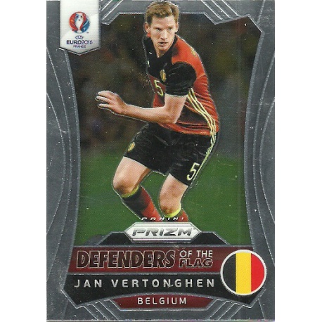 Jan Vertonghen Belgium Defenders of the Flag DF-2 Prizm Uefa Euro 2016 France
