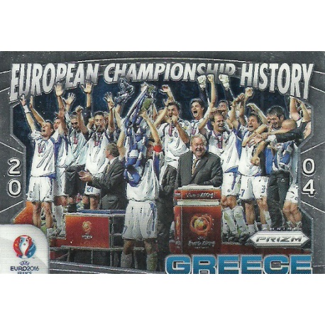 Euro 2004 UEFA European Championship History ECH-12 Prizm Uefa Euro 2016 France
