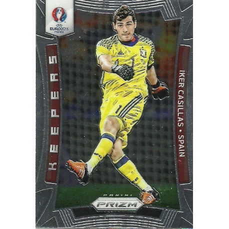 Iker Casillas Spain Keepers K-4 Prizm Uefa Euro 2016 France