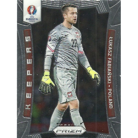 Lukasz Fabianski Poland Keepers K-14 Prizm Uefa Euro 2016 France