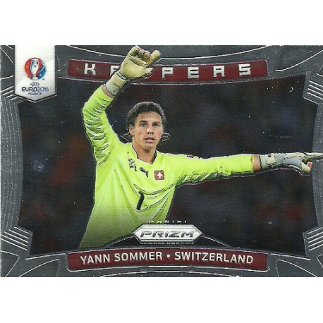 Yann Sommer Switzerland Keepers K-15 Prizm Uefa Euro 2016 France