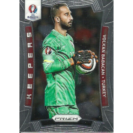 Volkan Babacan Turkey Keepers K-20 Prizm Uefa Euro 2016 France