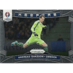 Andreas Isaksson Sweden Keepers K-24 Prizm Uefa Euro 2016 France