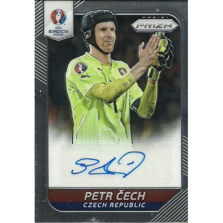 Petr Cech Czech Republic Signatures S-4 Prizm Uefa Euro 2016 France