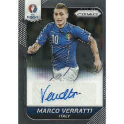 Marco Verratti Italy Signatures S-16 Prizm Uefa Euro 2016 France