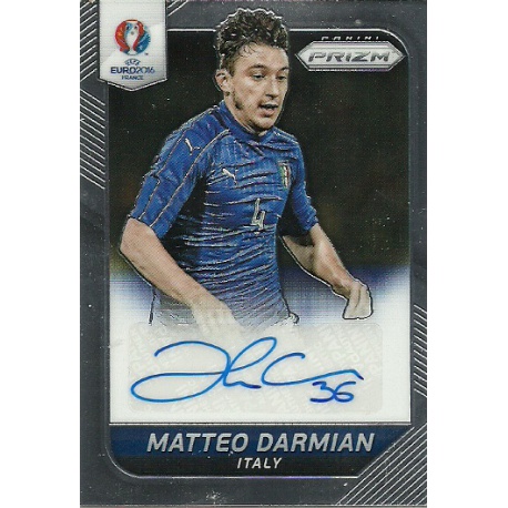 Matteo Darmian Italy Signatures S-56 Prizm Uefa Euro 2016 France