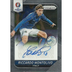 Riccardo Montolivo Italy Signatures S-57 Prizm Uefa Euro 2016 France