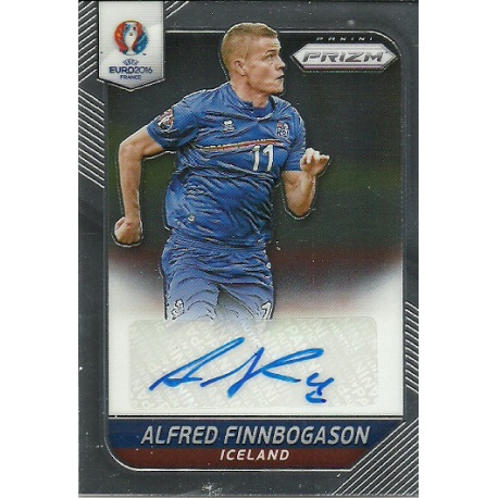 Alfred Finnbogason Iceland Signatures S-66 Prizm Uefa Euro 2016 France
