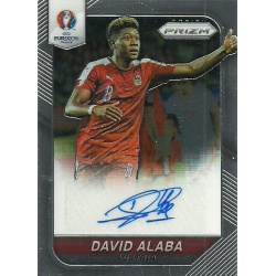 David Alaba Austria Signatures S-80 Prizm Uefa Euro 2016 France