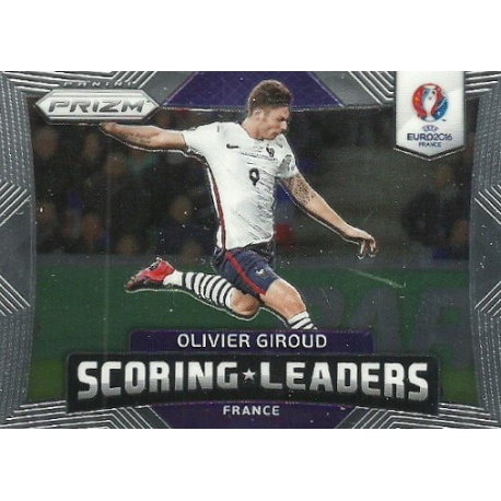 Olivier Giroud France Scoring Leaders SL-1 Prizm Uefa Euro 2016 France