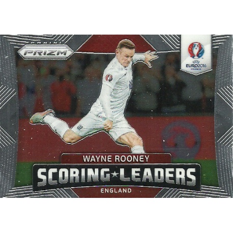 Wayne Rooney England Scoring Leaders SL-6 Prizm Uefa Euro 2016 France