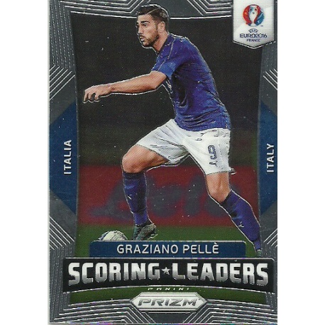Graziano Pelle Italy Scoring Leaders SL-9 Prizm Uefa Euro 2016 France