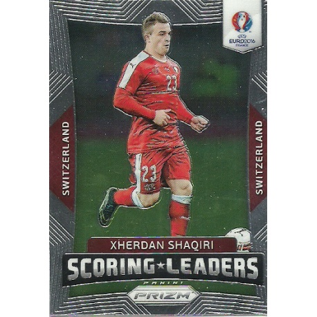 Xherdan Shaqiri Switzerland Scoring Leaders SL-15 Prizm Uefa Euro 2016 France