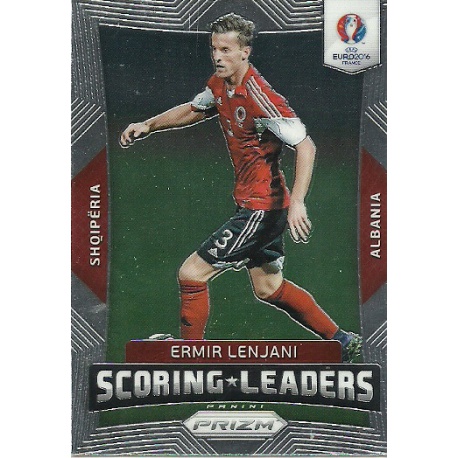 Ermir Lenjani Albania Scoring Leaders SL-19 Prizm Uefa Euro 2016 France