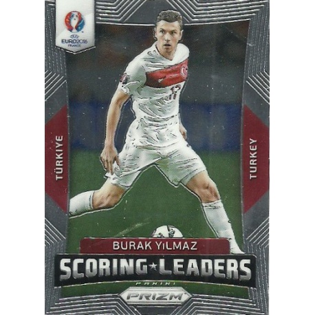 Burak Yilmaz Turkey Scoring Leaders SL-20 Prizm Uefa Euro 2016 France