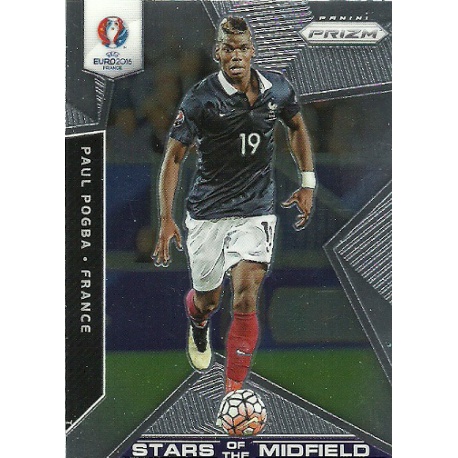 Paul Pogba France Stars of the Midfield SM-1 Prizm Uefa Euro 2016 France