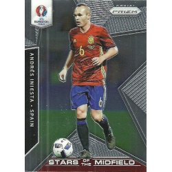 Andres Iniesta Spain Stars of the Midfield SM-3 Prizm Uefa Euro 2016 France