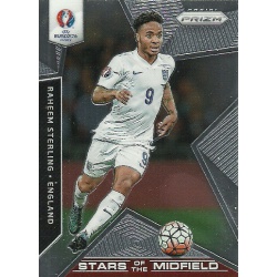 Raheem Sterling England Stars of the Midfield SM-5 Prizm Uefa Euro 2016 France