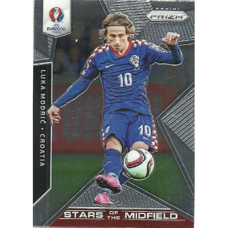 Luka Modric Croatia Stars of the Midfield SM-15 Prizm Uefa Euro 2016 France