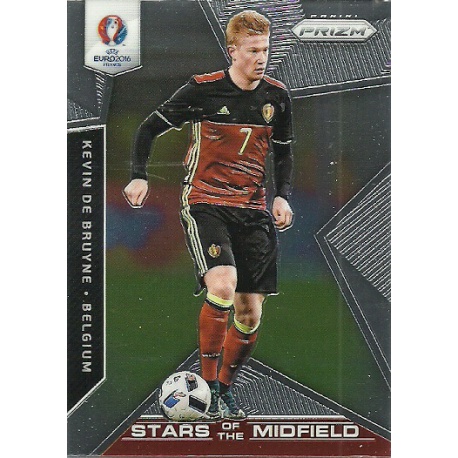 Kevin De Bruyne Belgium Stars of the Midfield SM-17 Prizm Uefa Euro 2016 France