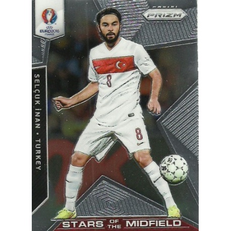 Selcuk Inan Turkey Stars of the Midfield SM-18 Prizm Uefa Euro 2016 France