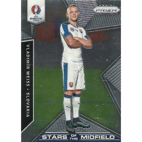 Vladimir Weiss Slovakia Stars of the Midfield SM-28 Prizm Uefa Euro 2016 France
